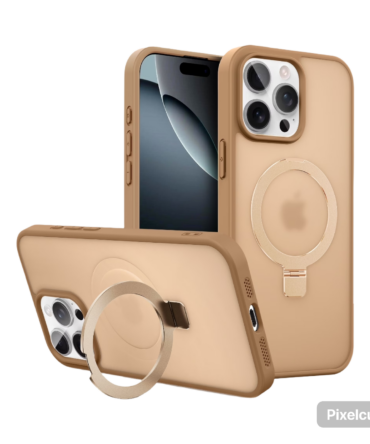 Coque magsafe pour iPhones 13 et 14/marron